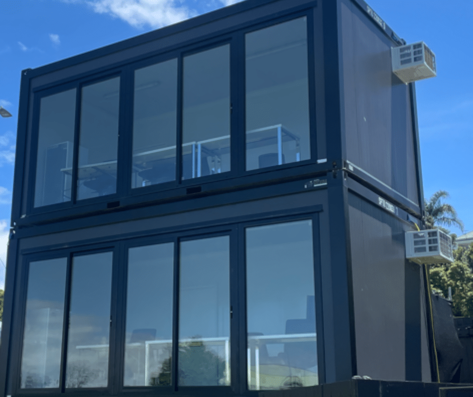 A Pacific Portable Buildings commercial portable building